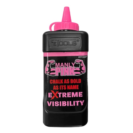 Ce Tools. CE Tools 10 oz Standard Extreme Visibility Marking Chalk Fluorescent Pink 1 pk CET102P